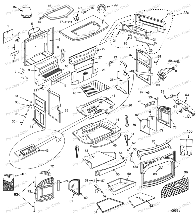 Encore Woodburning Stove Vermontcastings Parts Online Parts