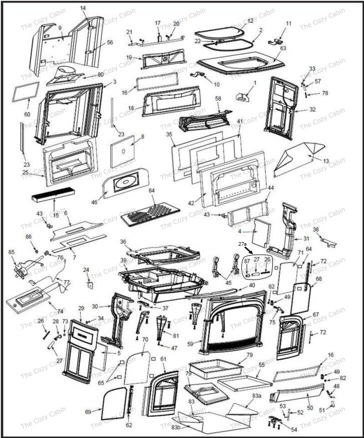 Fireplaces Accessories 1 Vermont Castings Black Maple Thermostat